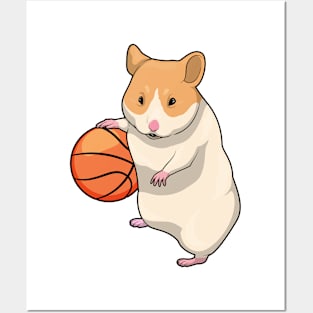 Hamster Basketball player Basketball Posters and Art